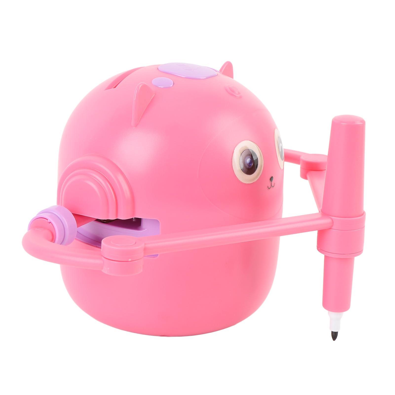 Smart Interactive Rysowanie Robota dla Dzieci Artystyczne Zabawki Uczenia się na wczesną edukację, materiał z Tworzywa Sztucznego (PINK)