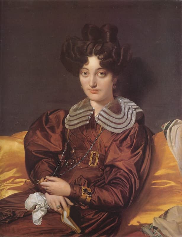 Tableau Marie Marcotte par Ingres pour une décoration de salon élégante