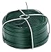 Alberts 530105 Drahtspule | verzinkt, grün kunststoffbeschichtet | Draht-Ø 1,2 mm | Länge 50 m