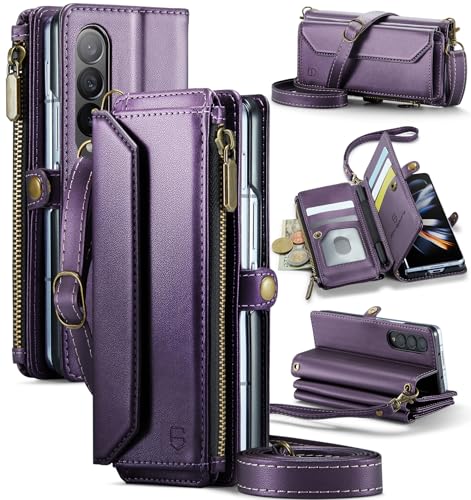 Crossbody Wallet Case for Galaxy Z Fold 4 with RFID