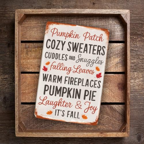 Autumn-Themed-Word-Art-Sign–Rustic-Fall-Decor-With-Pumpkin-Patch-Cozy-Sweaters-More–8×12-Vintage-Style-Wall-Art-For-Fall-Thanksgiving Autumn Themed Word Art Sign–Rustic Fall Decor With Pumpkin Patch Cozy Sweaters More–8×12 Vintage Style Wall Art For Fall Thanksgiving