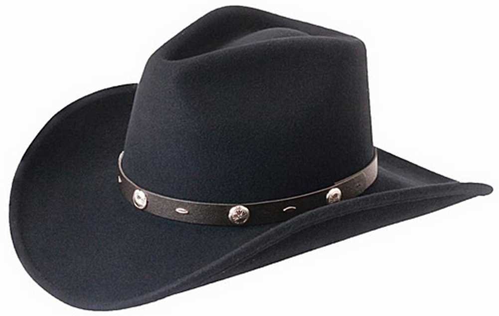 Silverado Men's Crushable Wool Felt Hat Black X-Large