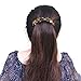 Eyegla Hair Barrettes for Women Large French Barrette Hair Clips Tortoise Shell Barrettes for Thick Hair,2 Pack