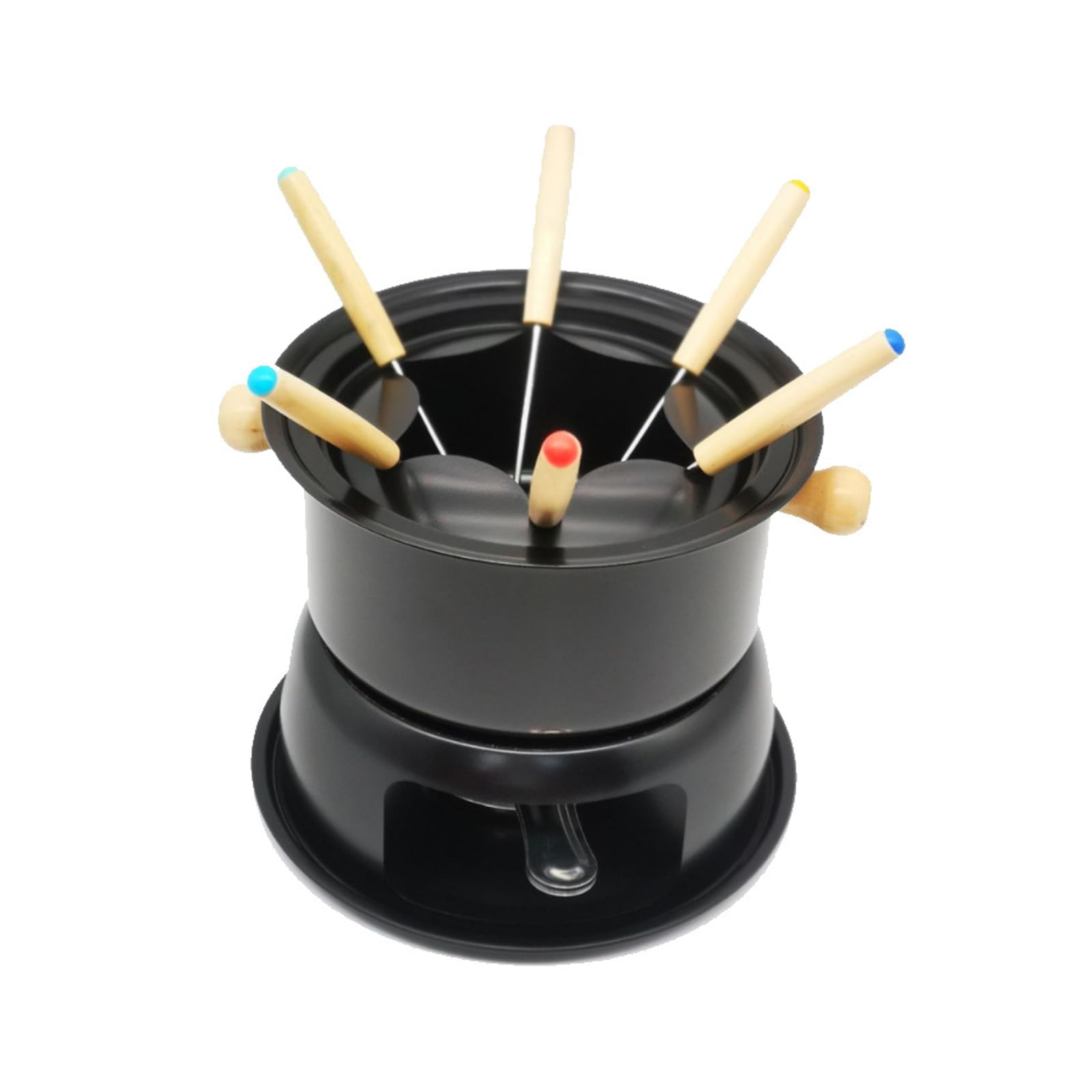 HDOYTXXM Carbon Steel Chocolate Melting Cup for Dessert Preparation Large Capacity Fondue with Even Heat Distribution Large Chocolate Warmer