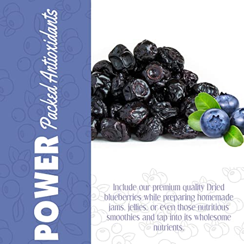 Image of 20-20 Dry Fruits Dried Blueberry Jar 400g (200g*2)| 100% Natural, No Added Sugar or Preservatives | Nutrient-Dense Superfood for Snacking & Baking | Sweet and Delicious (Pck of 2)