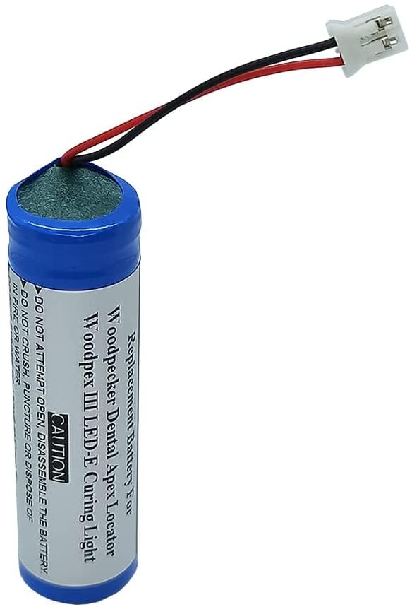 Image of Replacement Battery Compatiable with Woodpecker Dental Apex Locator Woodpex III LED-E Curing Light, E-1115