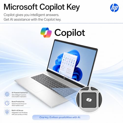 Image of HP 2026 17.3 inch FHD Business Laptop, Intel Core 13th Gen i7-1355U (10 Cores, 12 Threads, up to 5.0GHz), 64GB RAM, 1TB SSD, Wi-Fi 6, HDMI, Fast Charge, True Vision Built-in Camera, Windows 11
