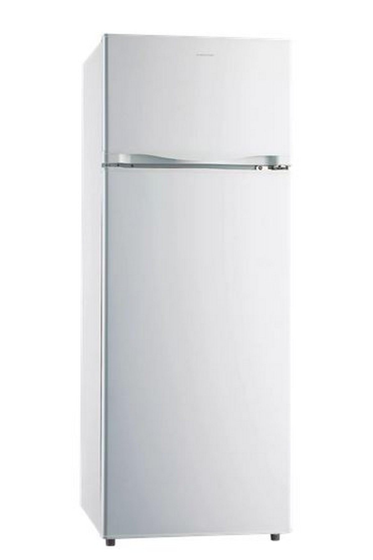 MILECTRIC Frigorifico Dos Puertas RFD-216D14BEA, 143 cm, 204 Litros, E, Ciclico, Puerta Reversible, Blanco