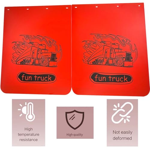 Image of BST BSSP Universal Mud Flaps for Semi Trucks, 24 ''X30'' Straight Heavy-Duty Mud Flap Polymer Semi -Truck Mud Flaps for Freightliner Kenworth Peterbilt International Mud Guards Splash Flaps
