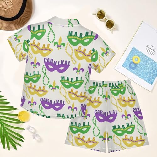 Image of visesunny Boys 2 Pieces T-shirts and Shorts Floral Tops & Shorts Summer Outfits 3-10 Years Clothes