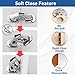 TamBee Soft Close Hinges, 90 Degree Kitchen Cabinet Door Hinges - No drilled, Concealed, Soft Close for Cabinet, Cupboard with Mounting Screws 4 Pack