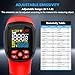 MESTEK Infrared Thermometer Temperature Gun, -40℉~3632℉, Non Contact Digital Laser Thermometer Gun Industrial Pyrometer 50:1 High Temp Thermometer with Color LCD Display, Adjustable Emissivity