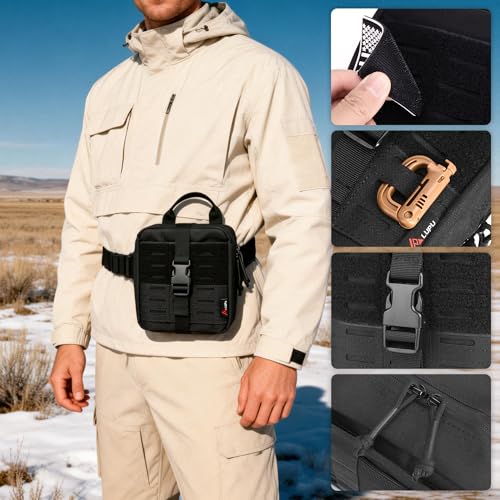 Image of gracedon Tactical Pouches Tactical Backpack Black3