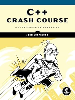 Book cover C++ Crash Course: A Fast-Paced Introduction