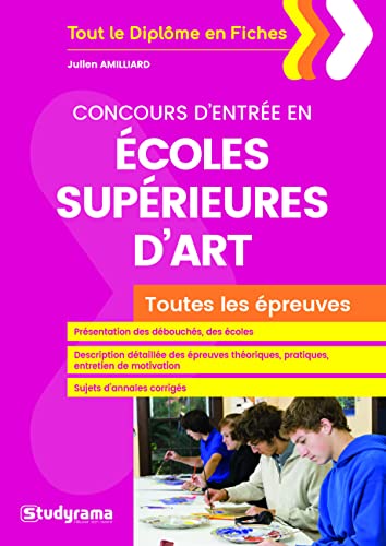 Concours d'entrée en écoles supérieures d'art