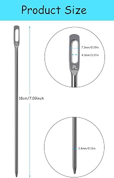 YEQIN Quick & Easy Drawstring Threader Tool, Easy Threader Drawstring Replacement Tool Needle for Jackets Swim Trunks Pants Sweatpants Shorts Hoodies (Style1)