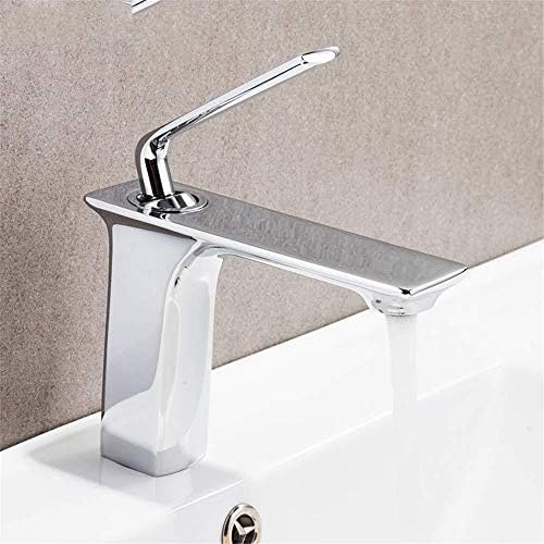 Robinet de lavabo cascade anti-éclaboussures pour salle de bain