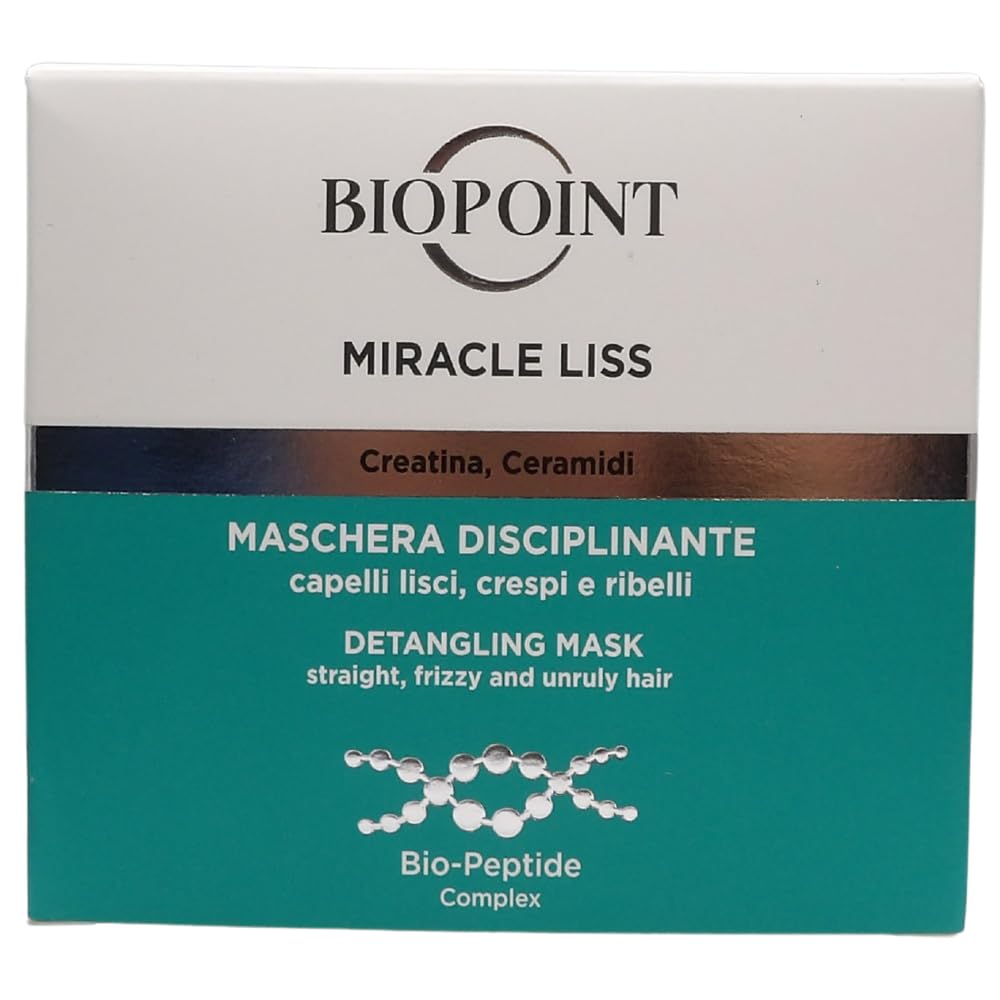 BIOPOINT SET MIRACLE LISS: SHAMPOO 200 ML + MASCHERA 200 ML + SPRAY 200 ML + CREMA 72H 200 ML + FASCIA CAPELLI