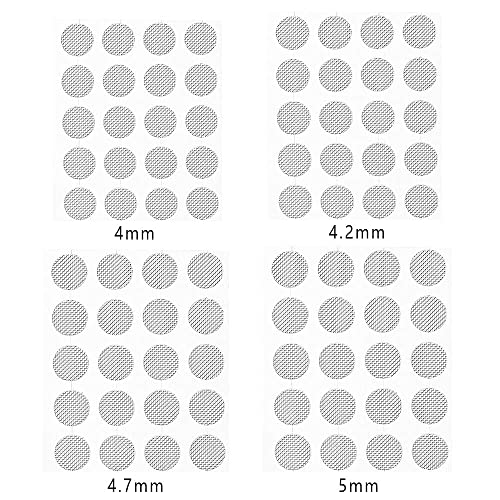 Image of 10pcs Self-adhere Professional Earphone Dust Network Shell Steel Mesh Filter Screen / 5mm Earphone Accessories (5mm)