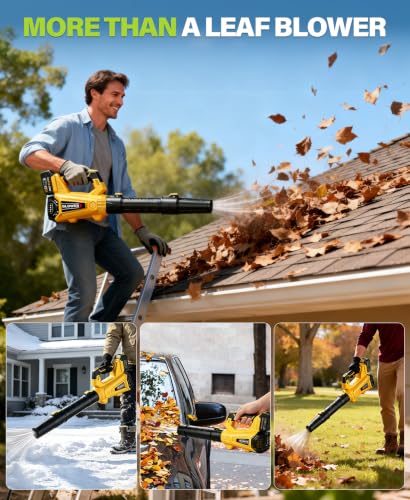 Leaf Blower Cordless, Powerful Blowers for Blowing Leaves, 6 Speed Modes - image 6