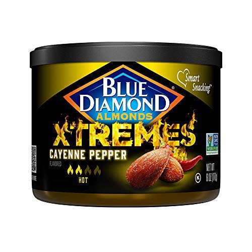 Blue Diamond Almonds XTREME Cayenne Pepper Flavored Almonds, ( 2 pack )