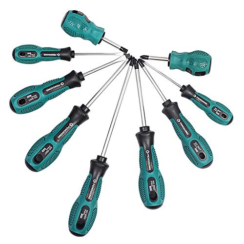 Screwdriver Mainpoint Screwdriver 9 In 1 Set Home Repair Tools Multifunction With Magnetic Screwdriver Bits Practical Gag Hand Tools
