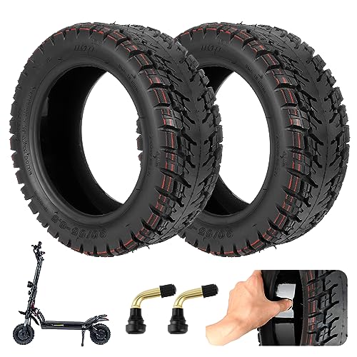 ulip (2 Pack) 90/65-6.5 Vacuum Tire 11 Inch with Built-in Live Glue Repairable for Dualtron Zero 11X Kaabo Scooter Fits Most 38cc, 47cc, and 49cc Mini Pocket Bikes MTA1/MTA2, GP-RSR, and More