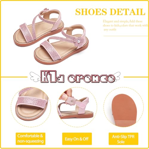 Image of Kiderence Toddler Girls Sandals Little Girls Kids Summer Shoes Toddler Sandals