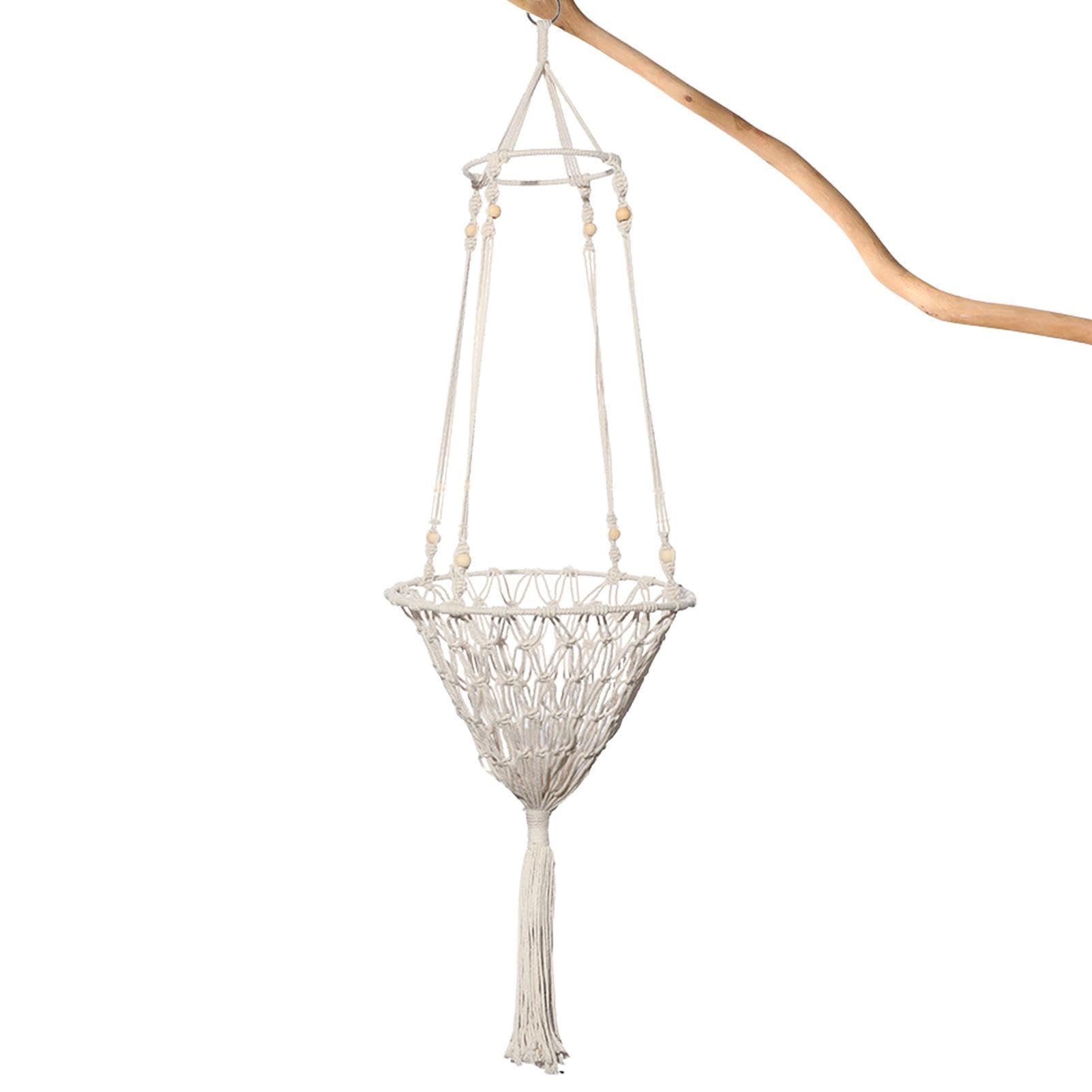 Katzenhängematte aus Baumwolle - Boho Macrame mit gemütlichem Tierbett | Kreative langlebige Indoor-Katzen im modernen Design zum Schlafen, Spielen, Klettern