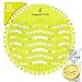 Fragrant Fresh Urinal Screen Deodorizer, Fresh Scented Urinal Screen With Easy Fit & Multiple use (Lemon, 15 Pack)