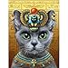 Yingxin34 Puzzle 2000 Piezas Adultos Rompecabezas Gato Egipcio para Infantiles Adolescentes 70X100cm(27.55X39.37inch)