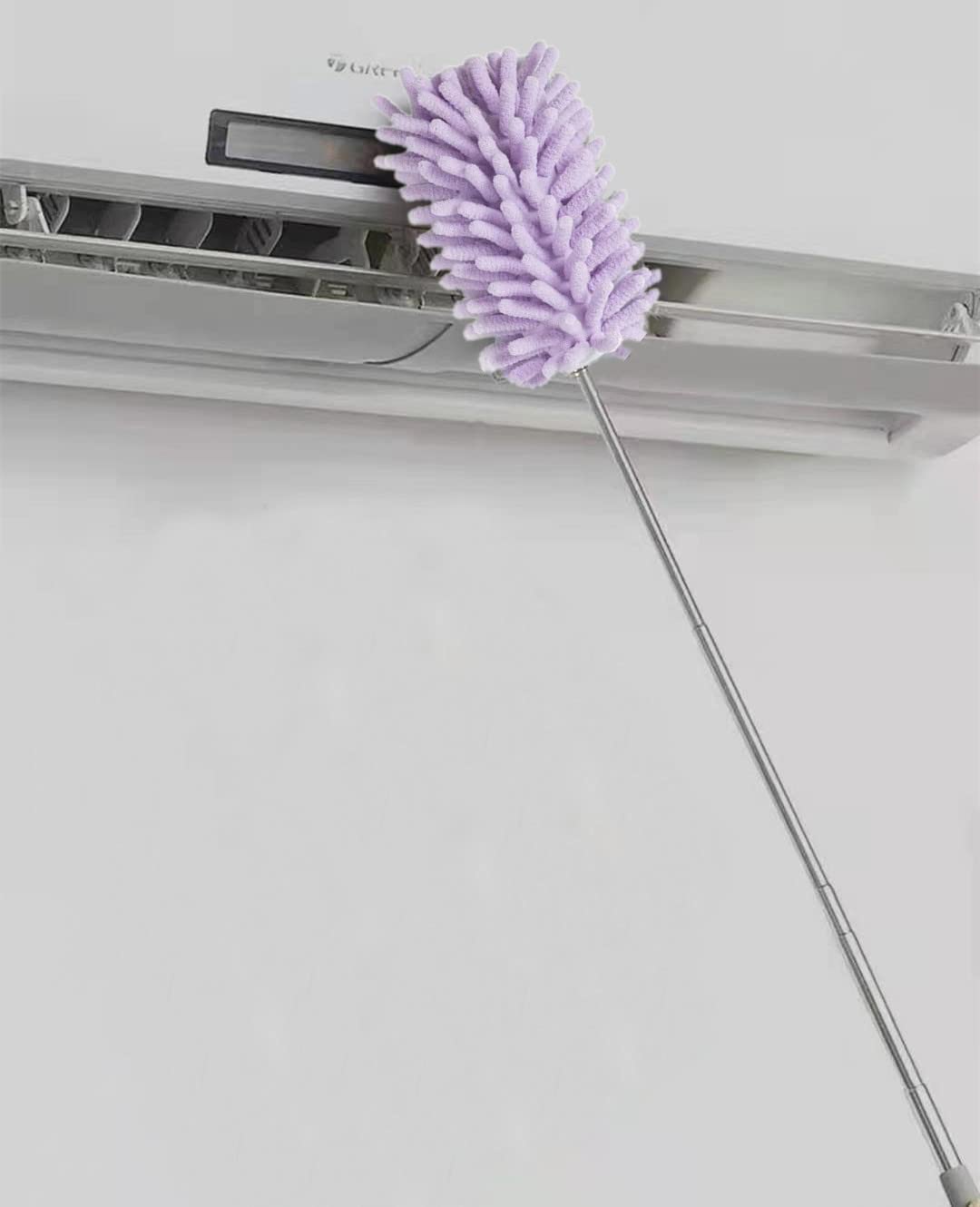 Plumeau Poussiere Swiffer Duster Microfibre Avec Tige Extension Acier Inoxydable Jusqu'à 100 Pouces - Nettoyage Plafond Plumeau Poussiere Swiffer Duster Microfibre Avec Tige Extension Acier Inoxydable Jusqu'à 100 Pouces - Nettoyage Plafond