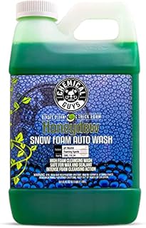Chemical Guys CWS_110_64 Honeydew Snow Foam Car Wash Soap (Works with Foam Cannons, Foam Guns or Bucket Washes) Safe for Cars, Trucks, Motorcycles, RVs & More, 64 fl oz (Half Gallon), Honeydew Scent