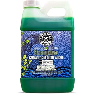 Chemical Guys CWS 110 64 Honeydew Snow Foam Car Wash Soap (Works with Cannons, Foam Guns or Bucket Washes) Safe for Trucks, Motorcycles, RVs & More, 64 fl oz (Half Gallon), Honeydew Scent
