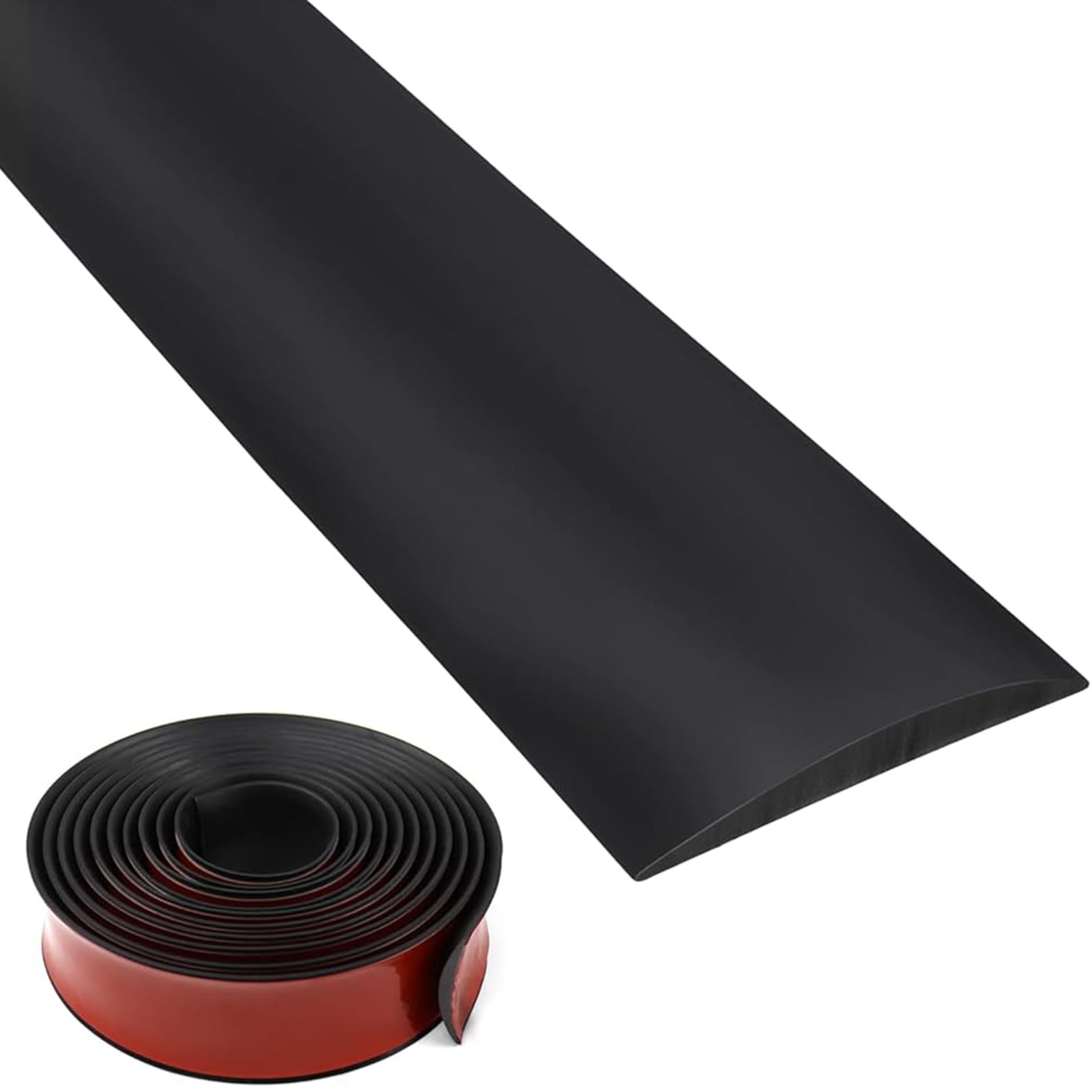 Gouzibhd Self-Adhesive Pvc Transition Strip,Flat Divider Strip,Floor Divider Strip,Floor Transition Strip,Carpet To Tile Transition Edging Trim For Parquet Laminate Floors(Size:6m,7.6Cm)