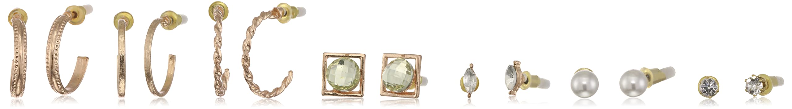 multi stud metal hoop earrings (B0BDVCWCG9) Amazon Price History, Amazon Price Tracker