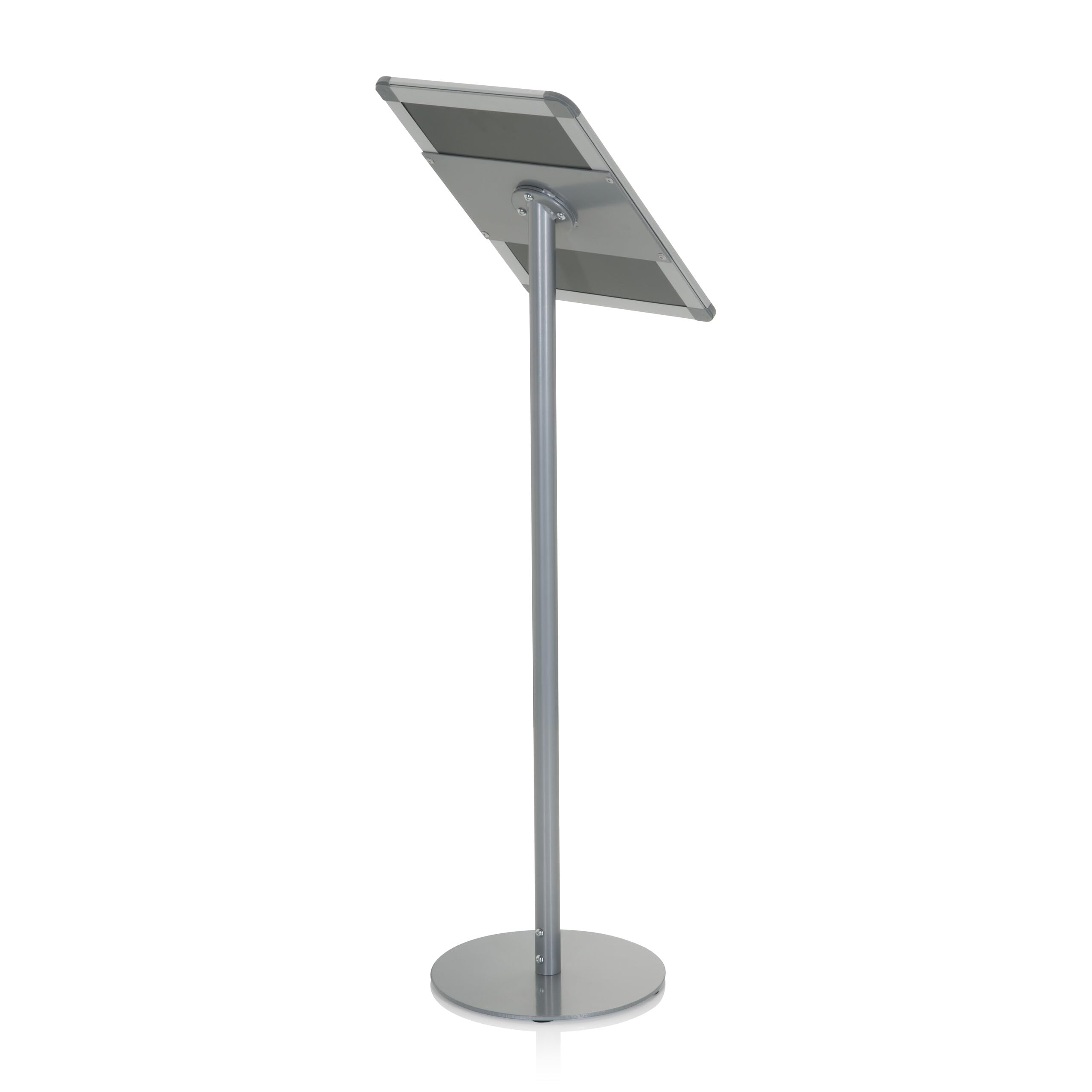 hjh OFFICE 830035 Soporte para carteles de aluminio AGENDA I A4 Expositor de información para informativos y publicitarios para A4