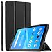Produktbild ELTD Hülle für Lenovo Tab M7,Ultra Lightweight Flip mit Ständer und Eingebautem Magnet Hochwertiges PU Leder Schutzhülle für Lenovo Tab M7 2019 7 Zoll Tablet (Schwarz)
