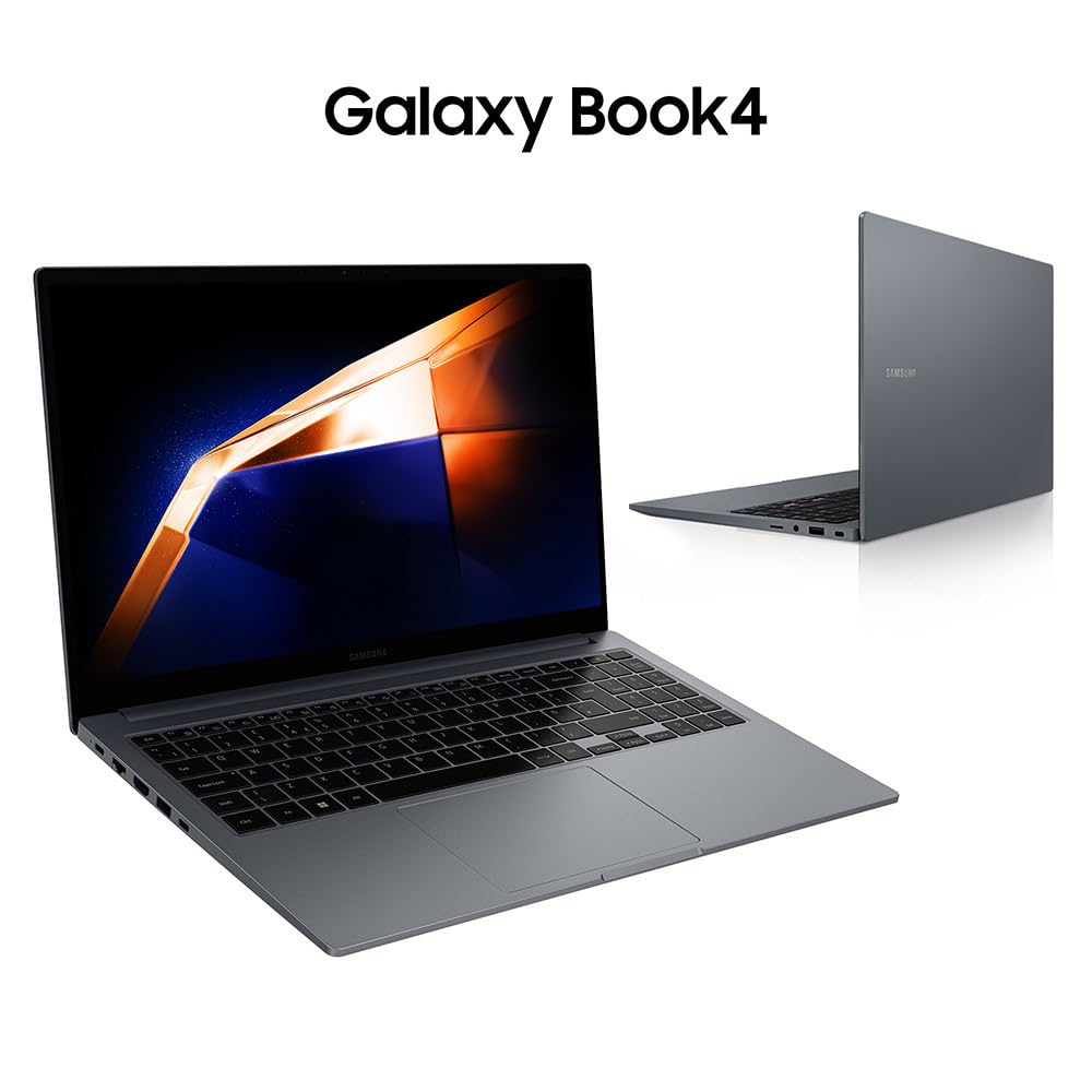 Samsung Galaxy Book4, 3 anni di garanzia, Processore Intel Core 5, 16GB RAM, 512GB, Laptop 15.6" LED IPS Full HD, Windows 11 Home, Gray [Versione Italiana]