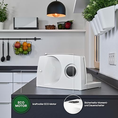 ritter markant 01 Elektrikli Ev ve Ofis Tipi Gıda Dilimleyici, Eko Motor - Görsel 4