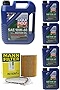 Oil Change Kit w/MANN HU926/5z Oil Filter + LIQUIMOLY 10W-60 Compatible w/BMW OE Part #: 11427837997