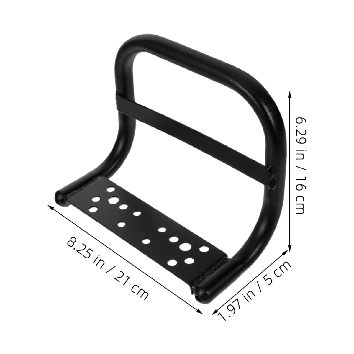Alipis Bracciolo Sedile Posteriore Protezione di Sicurezza e Supporto Confortevole 2pezzi Nero in Metallo per Bicicletta Elettrica e Monopattino per Passeggero