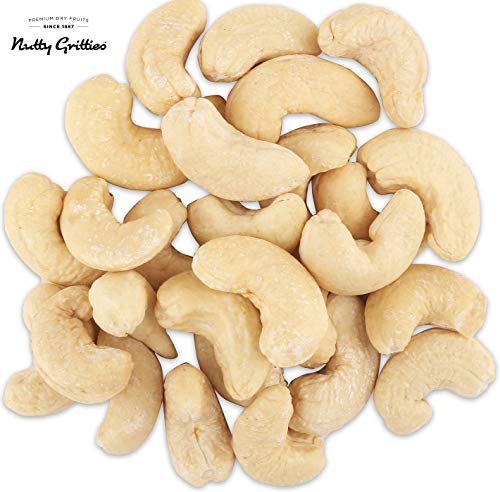 Image of Nutty Gritties Roasted Cashews, Lightly Salted, Dry Roasted, Non Fried, Zero Oil (Pack of 9-21g Each), 189g