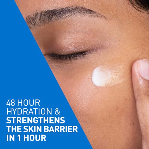 CeraVe PM Facial Moisturizing Lotion, Night Cream with Hyaluronic Acid and Niacinamide, Ultra-Lightweight, Oil-Free Moisturizer for Face, 3 Ounce - Image 4