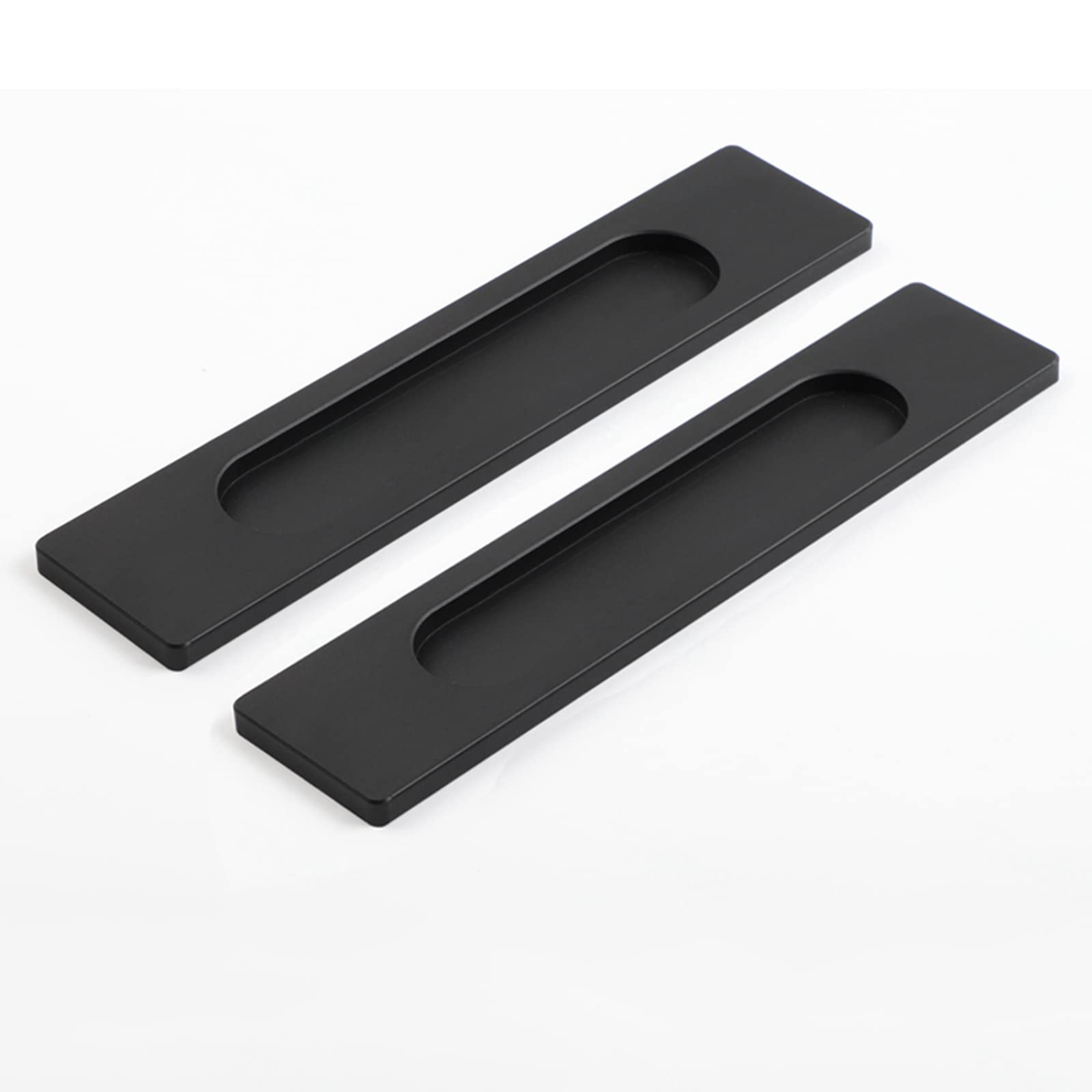 YHBZ Metal self-adhesive Handles,Glass door Pull Knobs,Self-Stick Sliding Door Handles,Modern Furniture Grab Handles,Punch-free Pulls,Aluminum alloy,2Pcs,Black