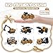 Construction Trucks Vehicles, 6Pcs Die-cast Construction Toys Set, Toys for Boys, Mini Excavator Mixer Truck Bulldozers Forklift Dump Truck,Roller, Car Playset Gift for Boys Age 3-9