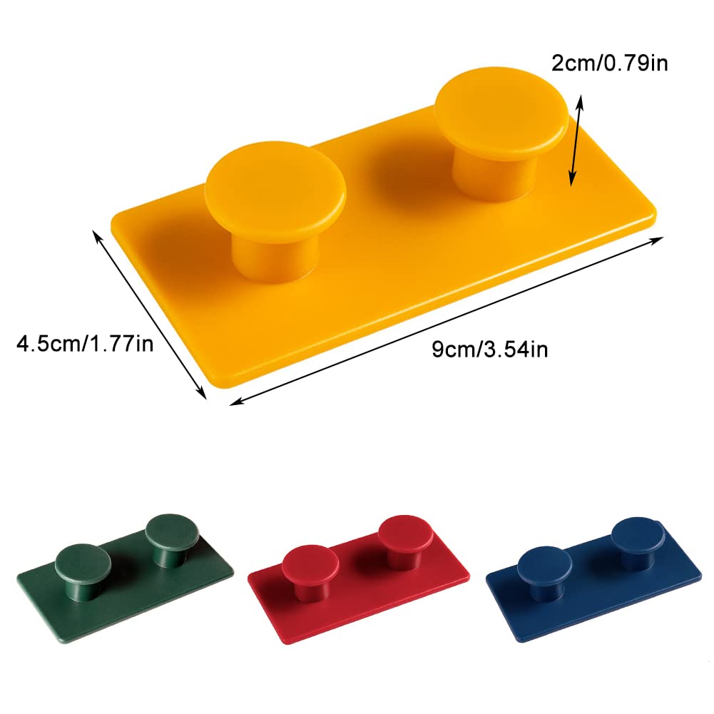 5 Ganci Autoadesivi Colorati, Gancio Da Parete Per Asciugamani, Chiavi, Utensili, Per Cucina E Bagno