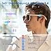 GetD Smart Sunglasses, Round Polarized Lens Bluetooth Glasses for Women and Men with Speaker, Music Glasses AI Translator, 11H Battery Life, Voice Control, Smart Eyewear for Travel Driving Meeting