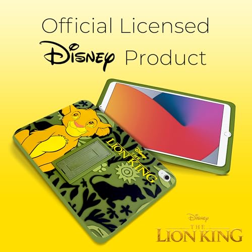 Image of Disney Lion King Kids iPad Case - 10.9 Inch Case for iPad 10th Generation (2022) & A16 11th Generation 11 inch (2025) - Tablet Cover with Stand, Shockproof Silicone Protector