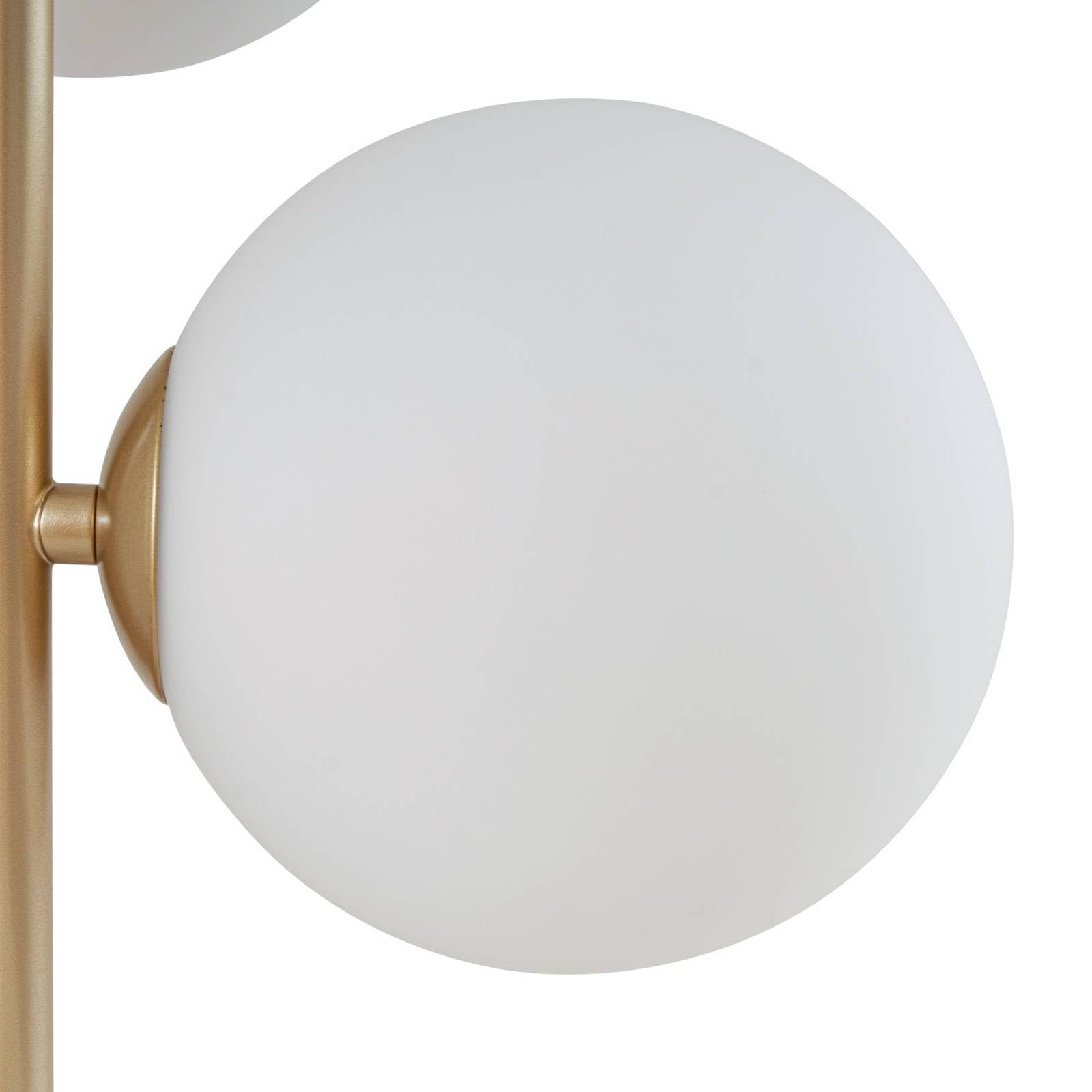 Lucande Stehlampe Isandro (Modern) in Gold/Messing aus Metall (4 flammig, G9) - Stehleuchte Standleuchte Floor Lamp Wohnzimmerlampe Wohnzimmerleuchte